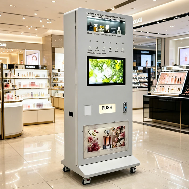 Popcorn Vending Machine - آلة بيع العطور بالرش بدون نقود،