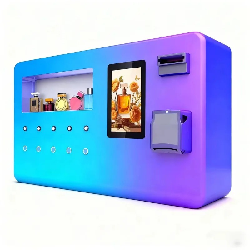 أحدث ماكينة بيع عطور مكتبية صغ - مراجعة Vending Machine Qr Code وسعره