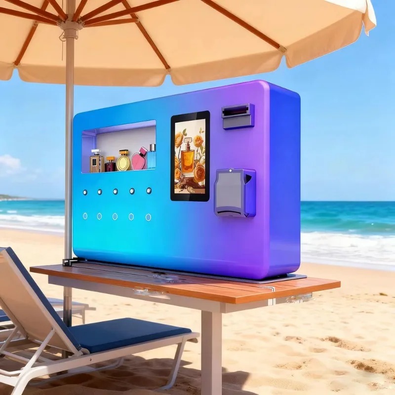 أحدث ماكينة بيع عطور مكتبية صغ - مراجعة Vending Machine Qr Code وسعره
