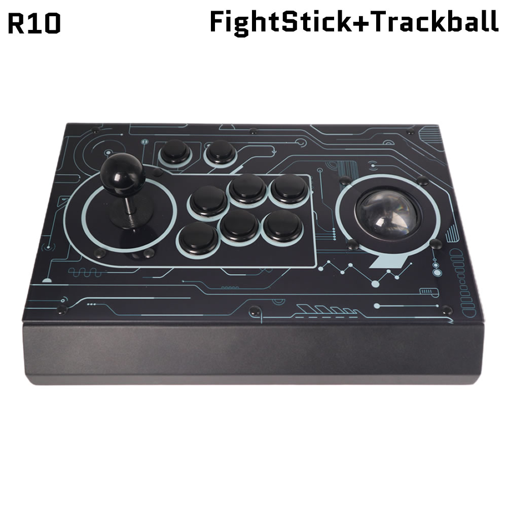 FightBox R10/R10 PRO عصا قتال  - مراجعة Trackball Controller Arcade وسعره