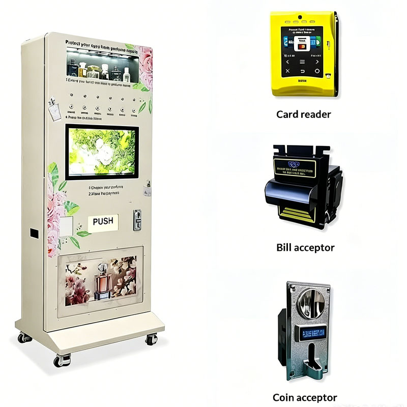 آلة بيع العطور بالرش بدون نقود - مراجعة Popcorn Vending Machine وسعره