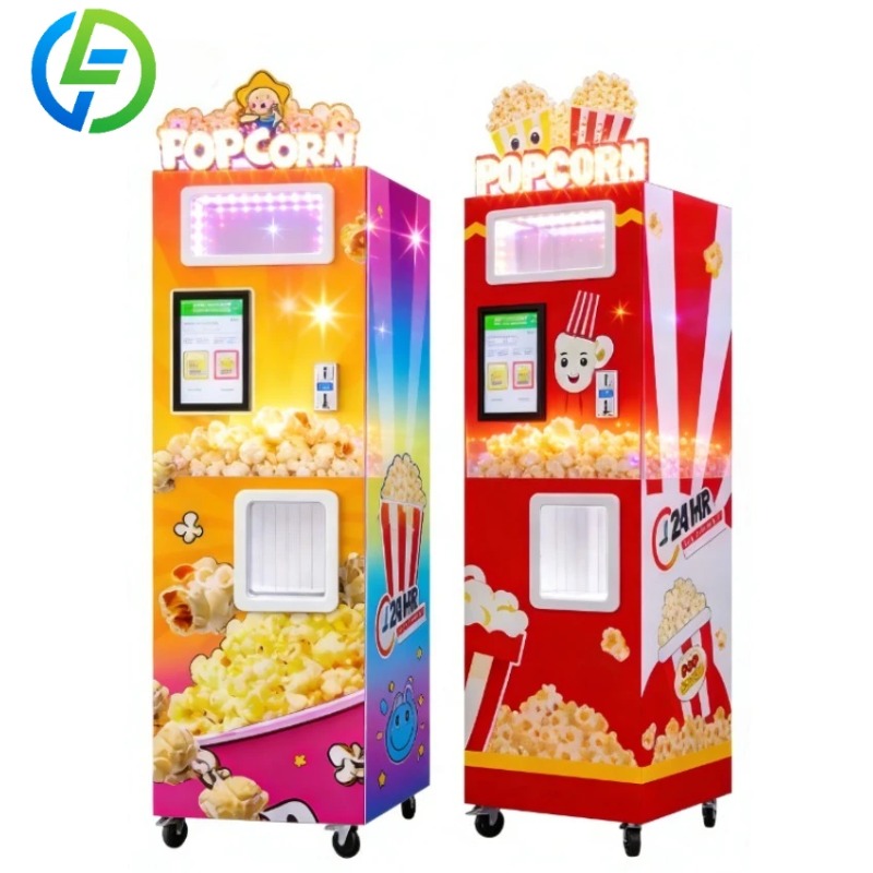 ماكينة بيع الفشار الأوتوماتيكي - مراجعة Popcorn Vending Machine وسعره