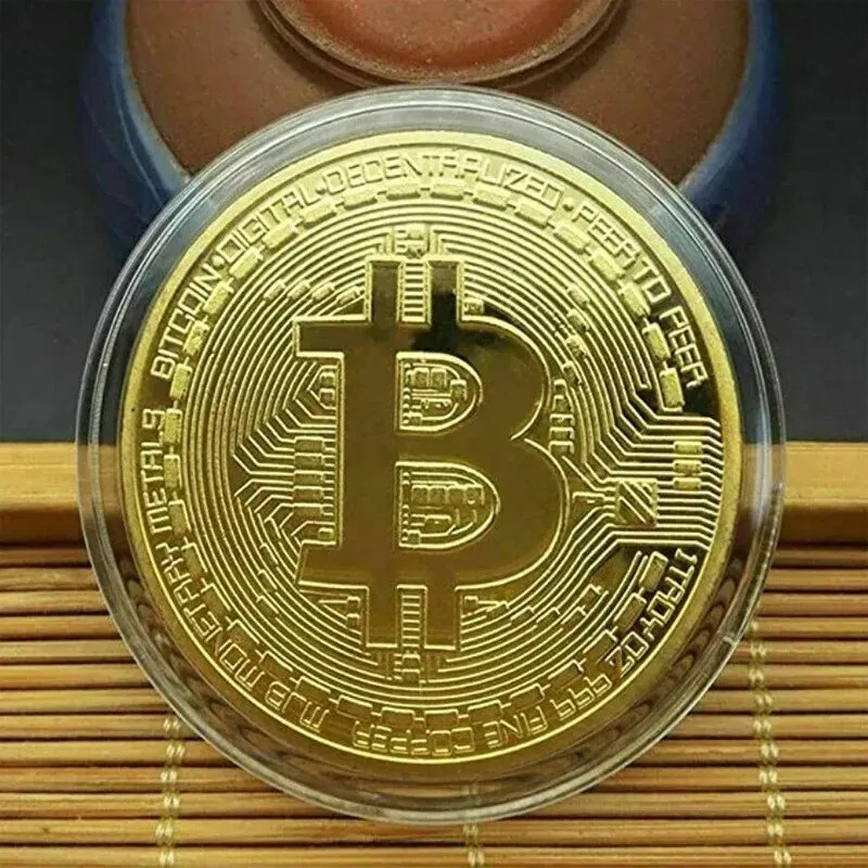 60-2 قطعة عملة بيتكوين مطلية ب - مراجعة Arcade Game Coin وسعره