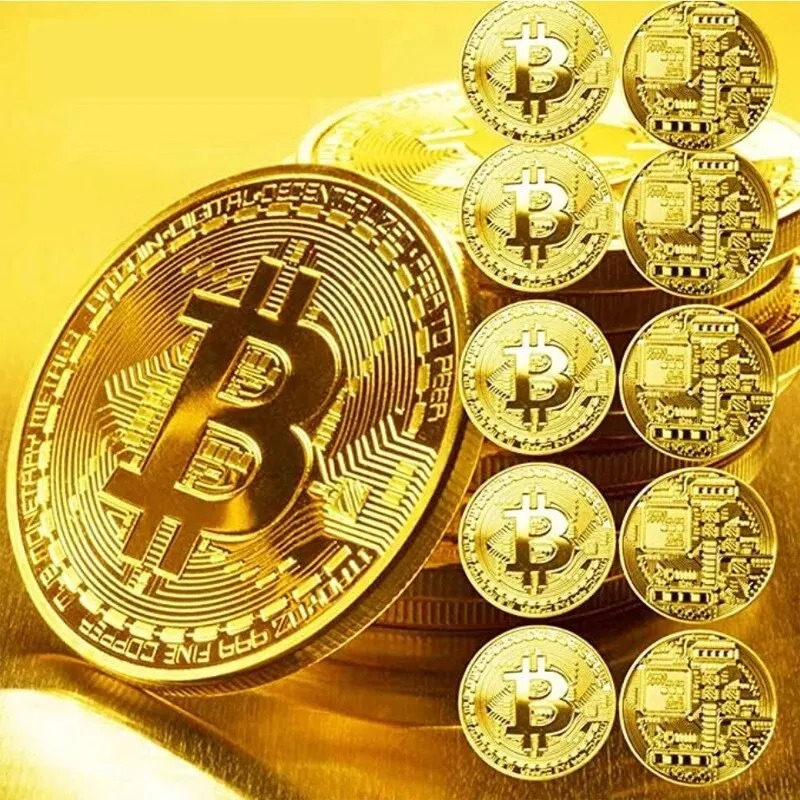 60-2 قطعة عملة بيتكوين مطلية ب - مراجعة Arcade Game Coin وسعره