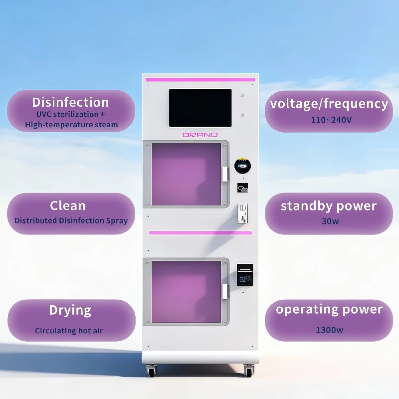 ماكينة بيع ذاتي مخصصة لتنظيف ا - مراجعة Vending Machine Qr Code وسعره