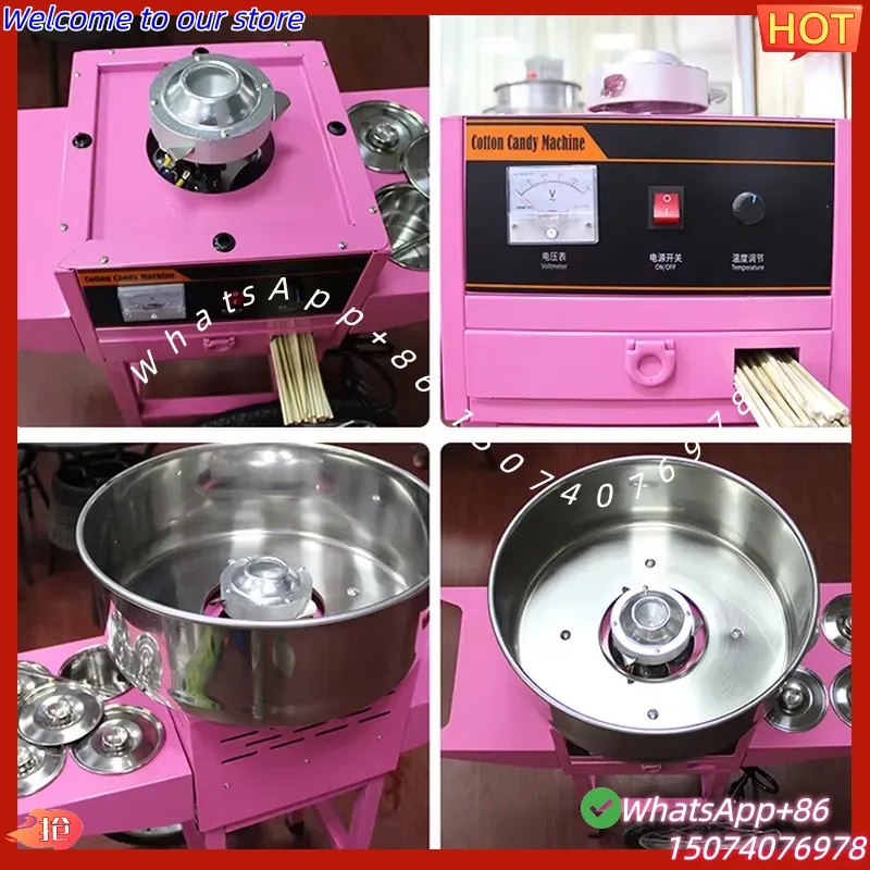 ماكينة غزل البنات الكهربائية ا - مراجعة Candy Floss Machine وسعره