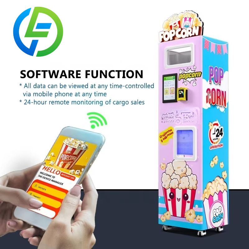 آلة صنع الفشار الذكية المخصصة  - مراجعة Popcorn Vending Machine وسعره